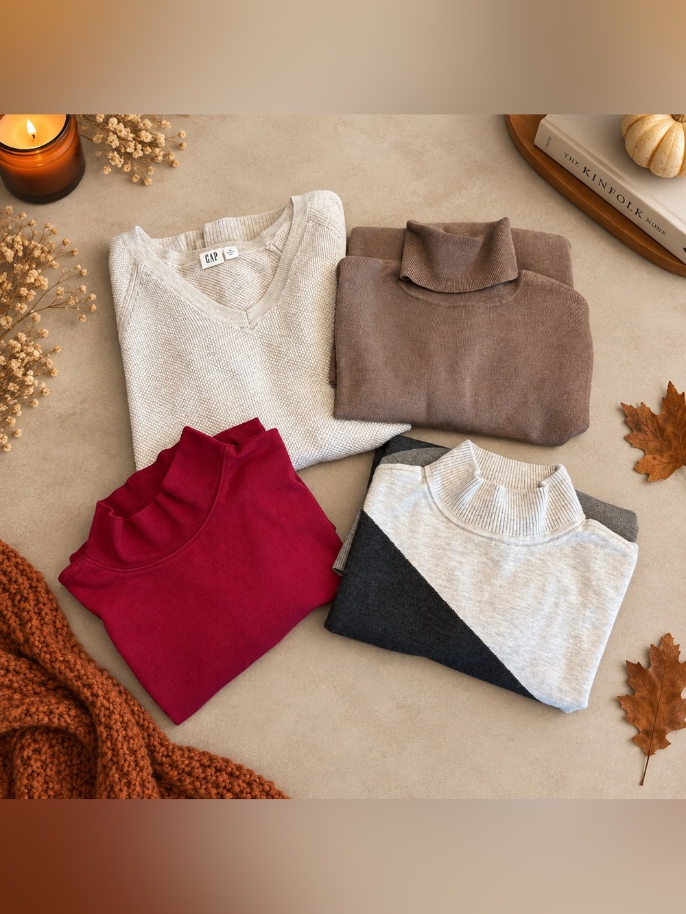 Medium Fall Capsule Bundle | 4pc Layering Capsule | Cozy Fall Wardrobe